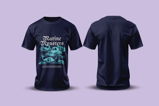 Marine Monsters Oversized T-Shirt